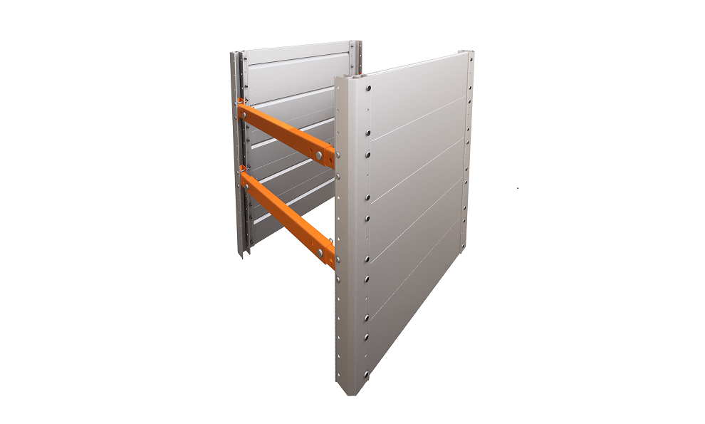 2-sided Modular Aluminium Panel Box