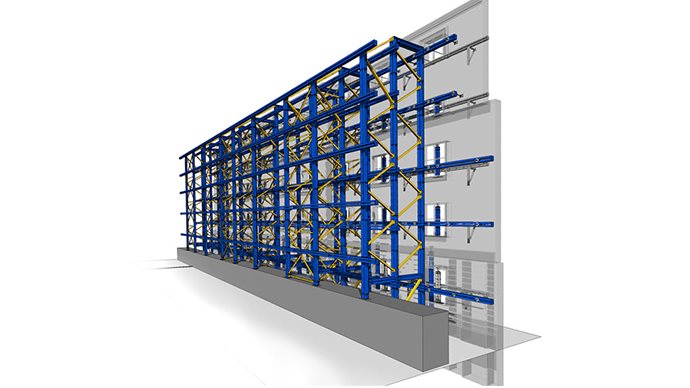 BIM for temporary works propping CGI